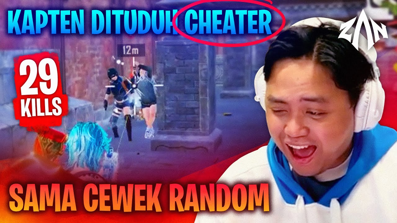 Kapten Dituduh Cheater Sama Cewek Random - 29 Kills | PUBG Mobile Indonesia