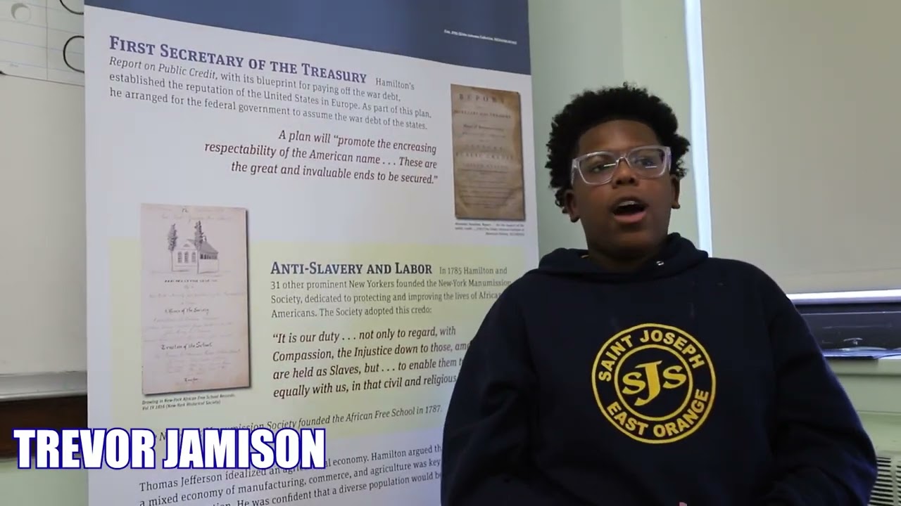 Trevor Jamison  - 8th Grader - 2024 Ambassador - St. Joseph School, East Orange