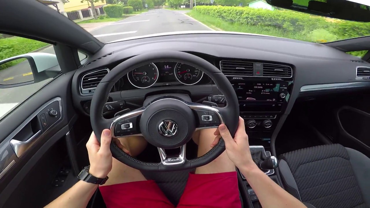 Volkswagen Golf R-Line 1.4 TSI DSG (110 kW) 2018 - POV driving (city, highway, district road)