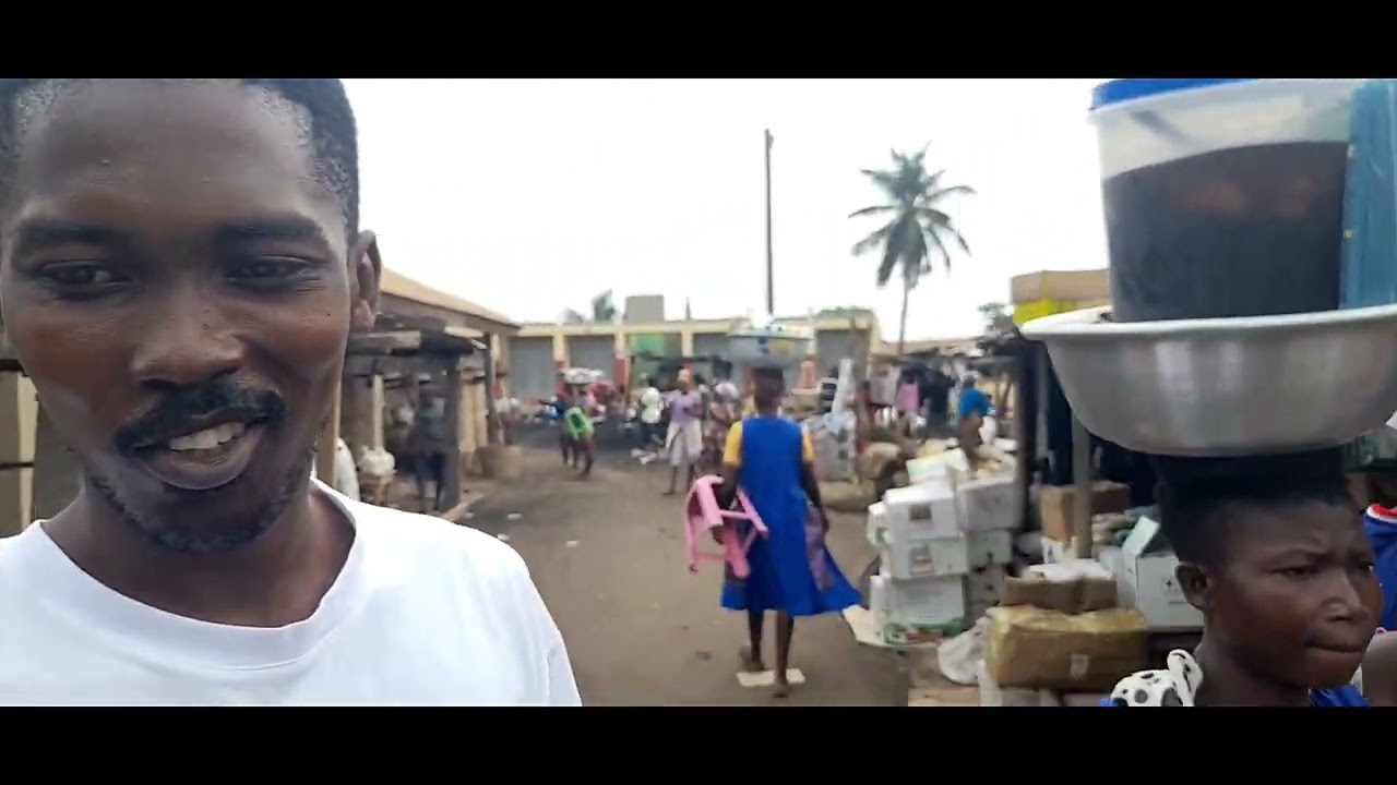 Ghana Vlog | Short stop at Kasseh market on the way to Ada Foah