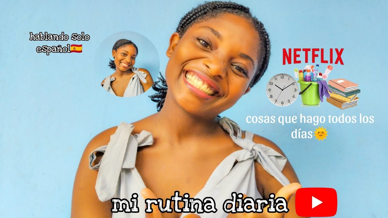 MINHA ROTINA DIÁRIA EM ESPANHOL🇪🇸