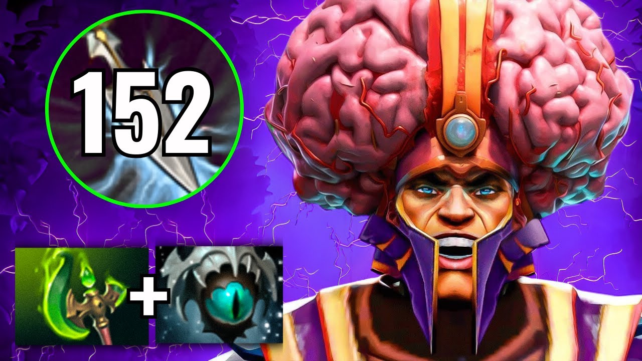 +152 Stolen Intelligent Silencer Insane Attack Slow Parasma + Eyes of skadi Dota 2