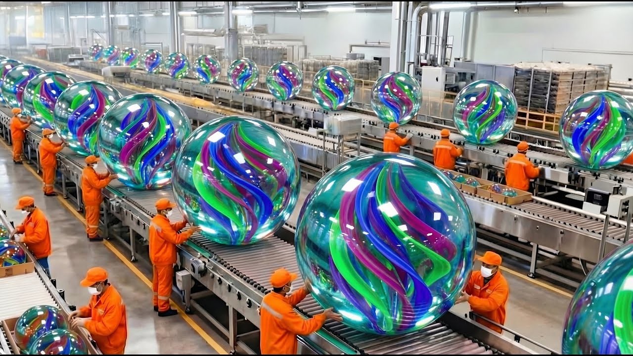 Inside a Modern Glass Marble Factory – How Scrap Glass Becomes Perfect Marbles