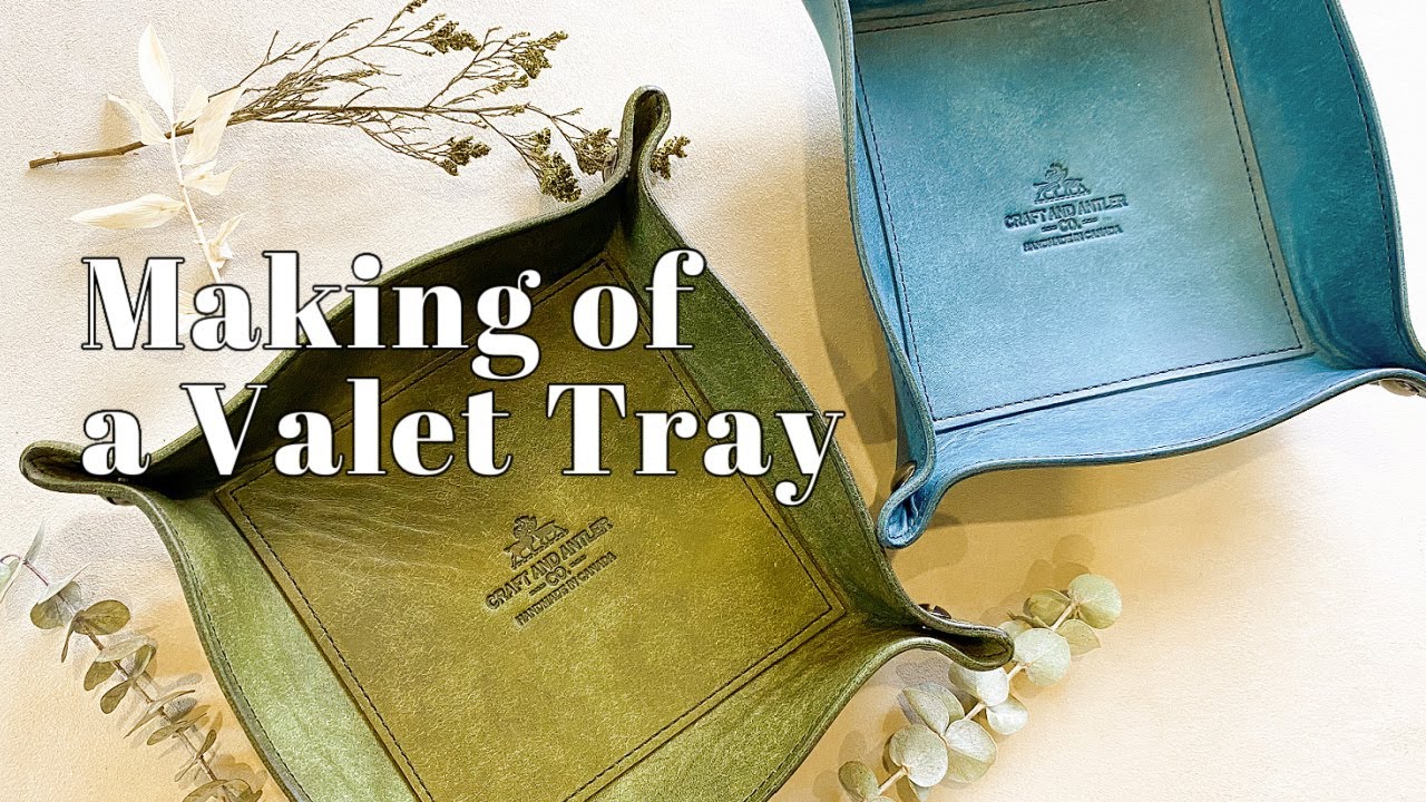 Crafting a Serene Pueblo Leather Valet Tray - A Relaxing Artisanal Journey