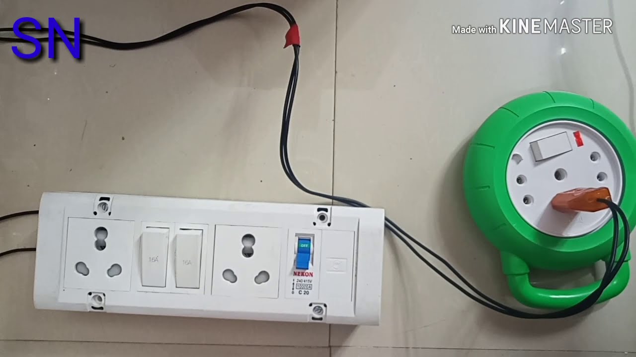 16 amp socket with MCB board