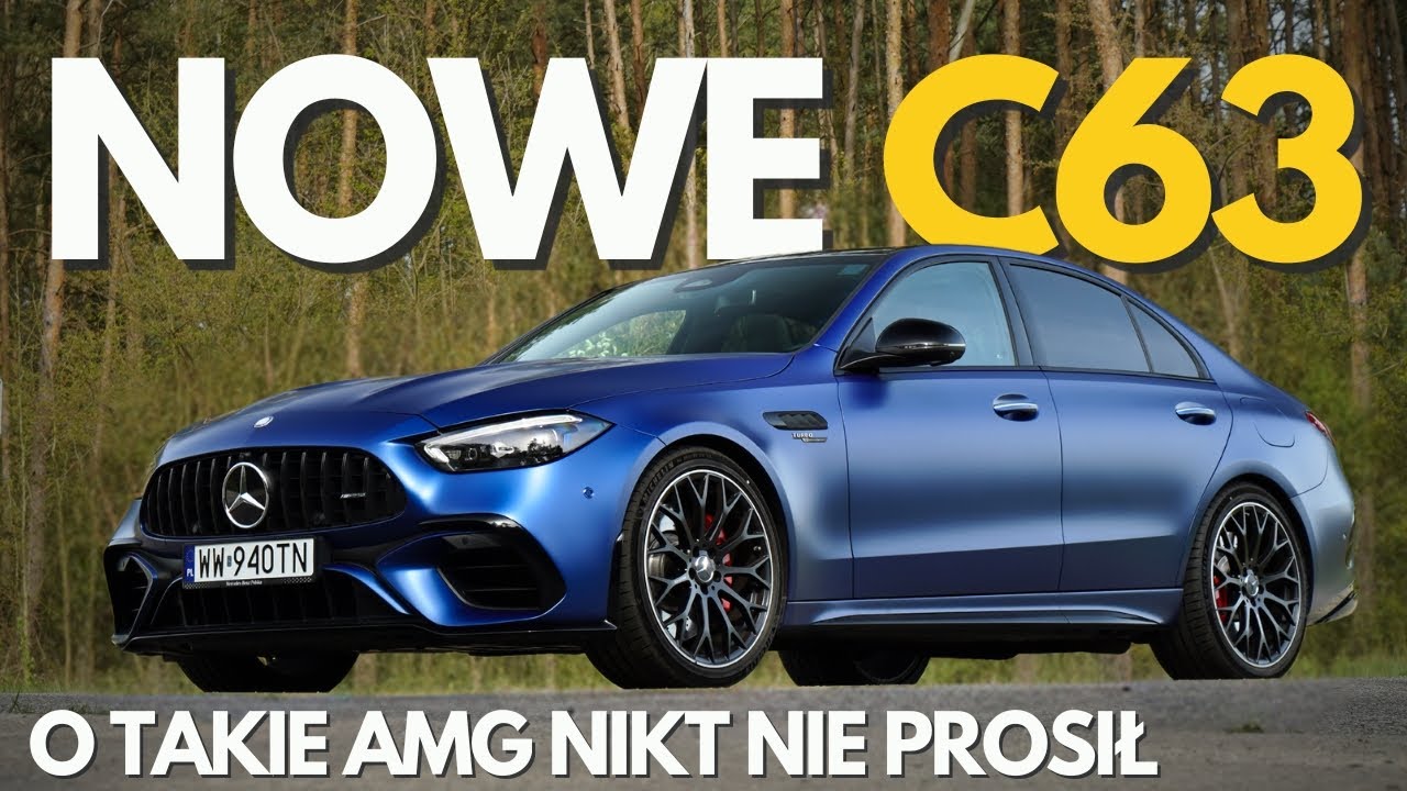 To nie wyszło Mercedesowi! Nowy C63 S AMG ma 2-litry i 4 cylindry 🤢