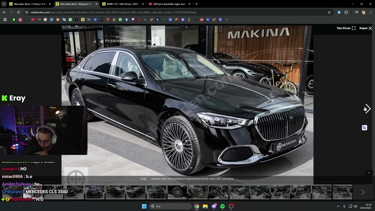 Eray Sahibinden Araba Fiyatlarına Bakıyor (Yeni Yatırımlar, 19.04.25)