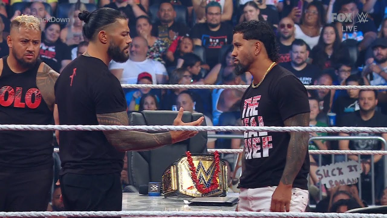 Tribal Combat Between Roman Reigns and Jey Confirmed for SummerSlam (2/2) - SmackDown, July 21, 2023