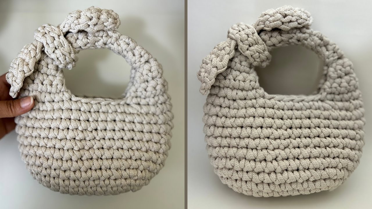 Bolsa de crochê gringa | Mini bag em crochê | Bolsa de crochê Kate
