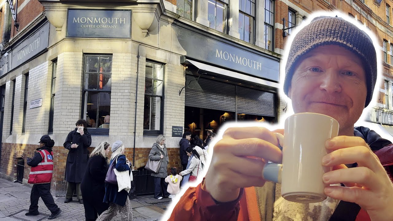 BEST COFFEE in Borough Market, London? MONMOUTH coffee review!