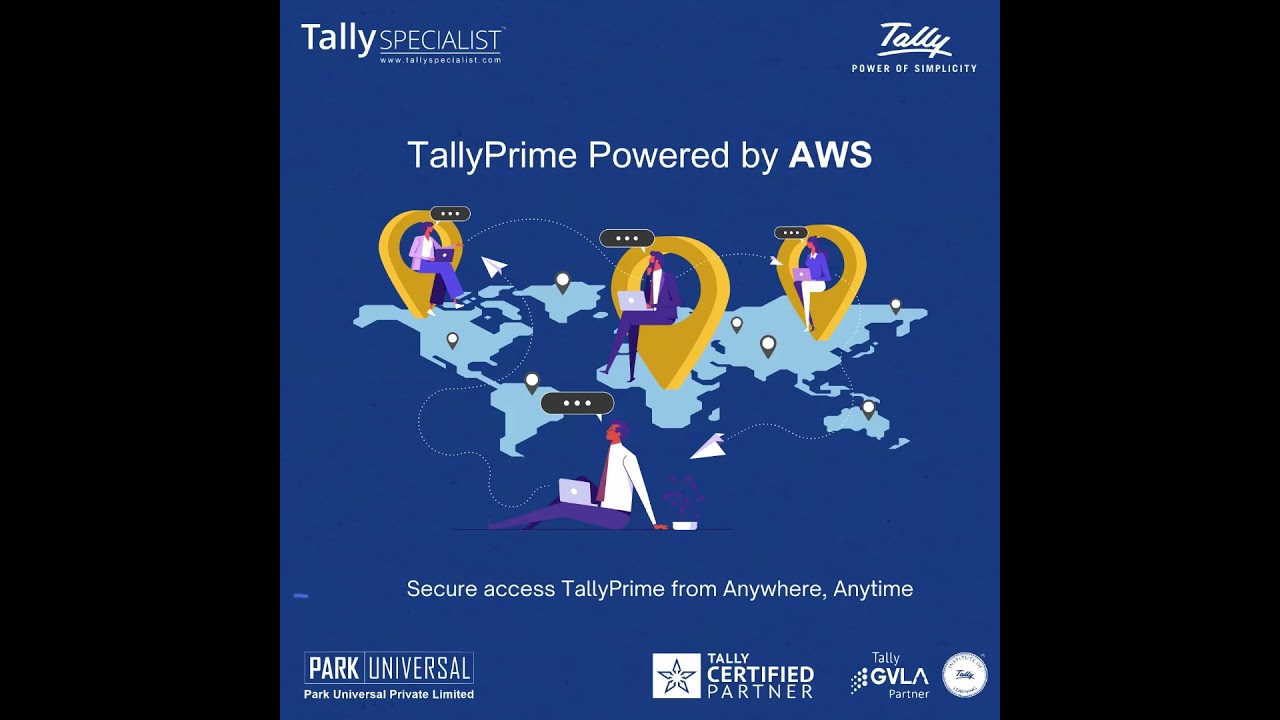 Secure access TallyPrime from anywhere, anytime #business #aws