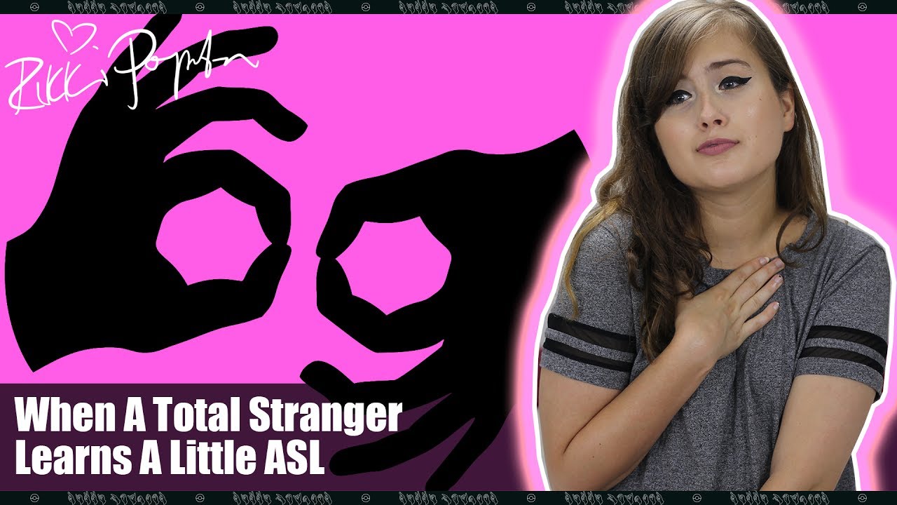 When A Stranger Learns Sign Language (American Sign Language Vlog)