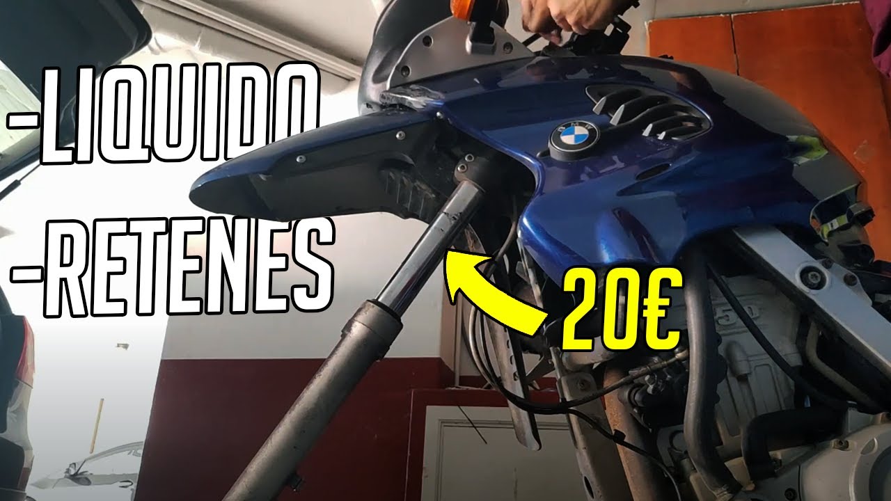 COMO CAMBIAR RETENES Y ACEITE DE LA HORQUILLA DE TU MOTO