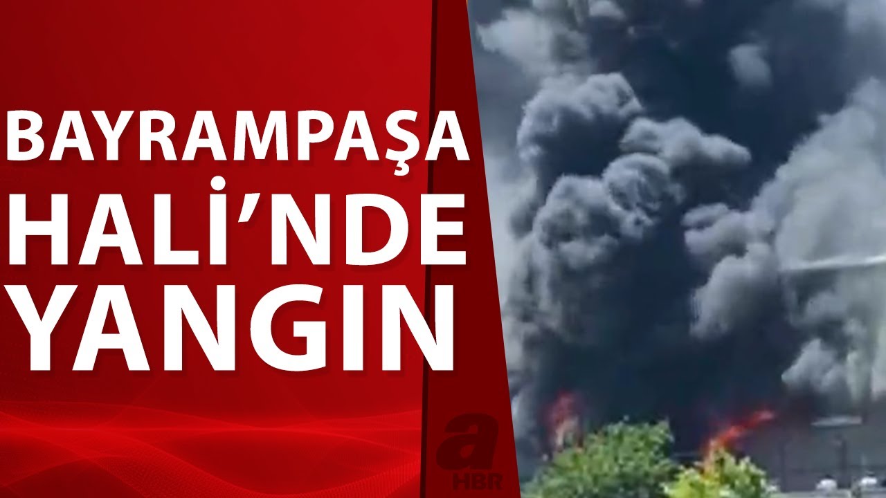 Bayrampaşa Sebze ve Meyve Hali'nde Yangın / A Haber | A Haber