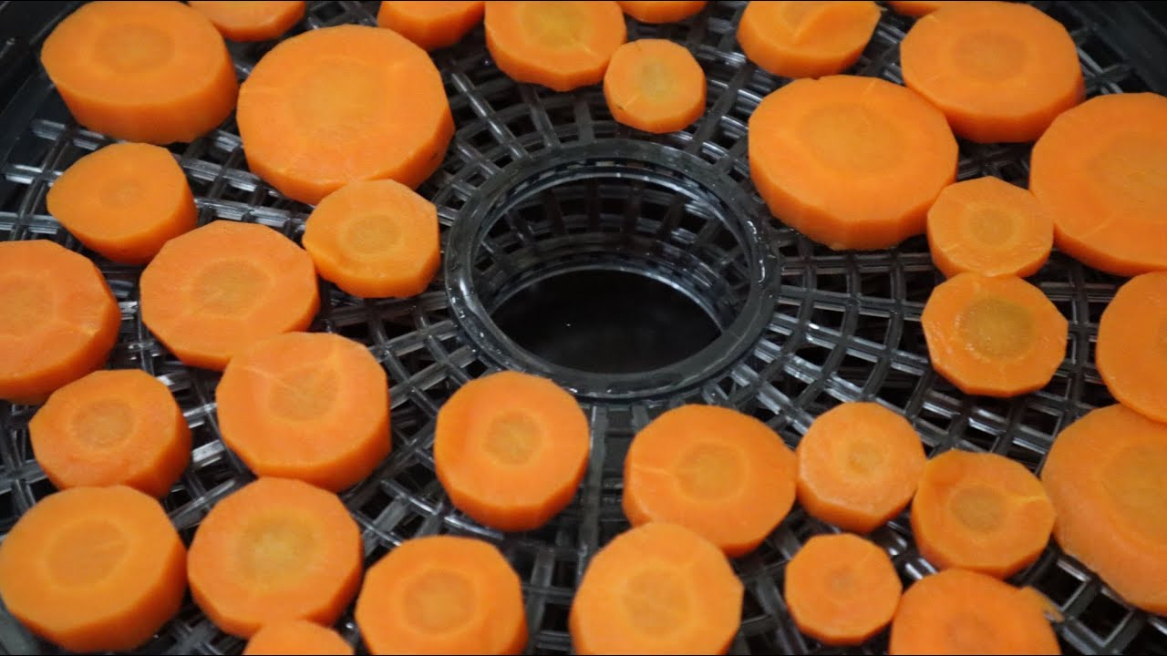 Dehydrating Carrots