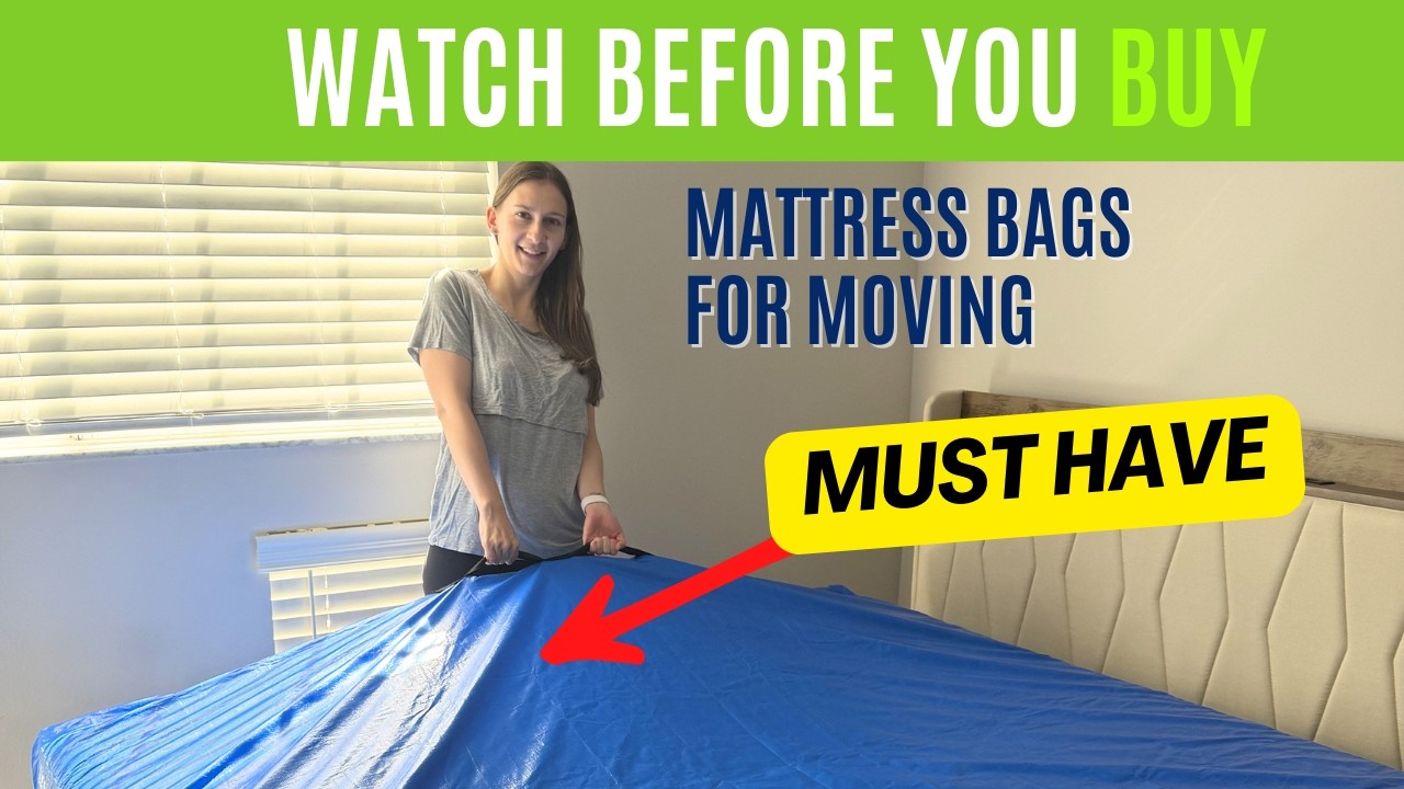 Love this Mattress Bag for Moving 