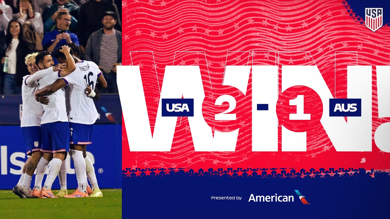 Highlights: U.S. Defeats Australia | USMNT 2-1 AUS | October 14, 2025 International Friendly