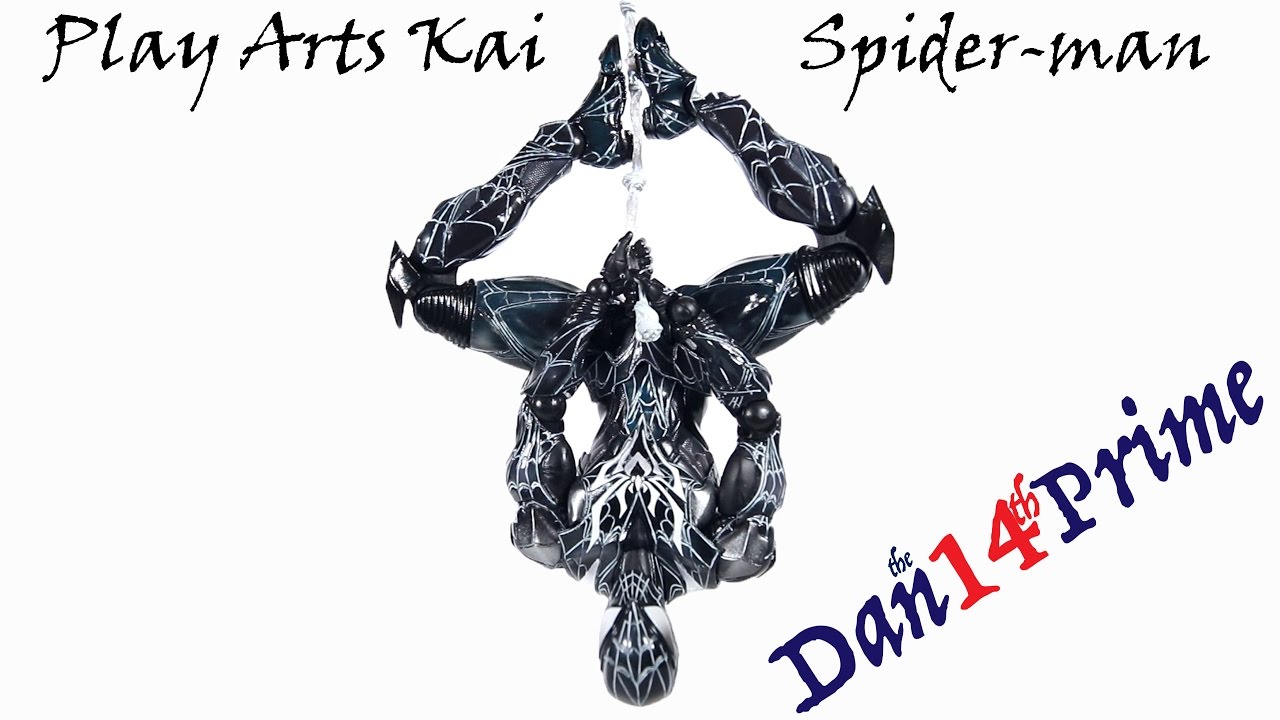 Spider-man Spiderman Play Arts Kai PAK Square Enix Black Symbiote Suit Marvel Universe Figure