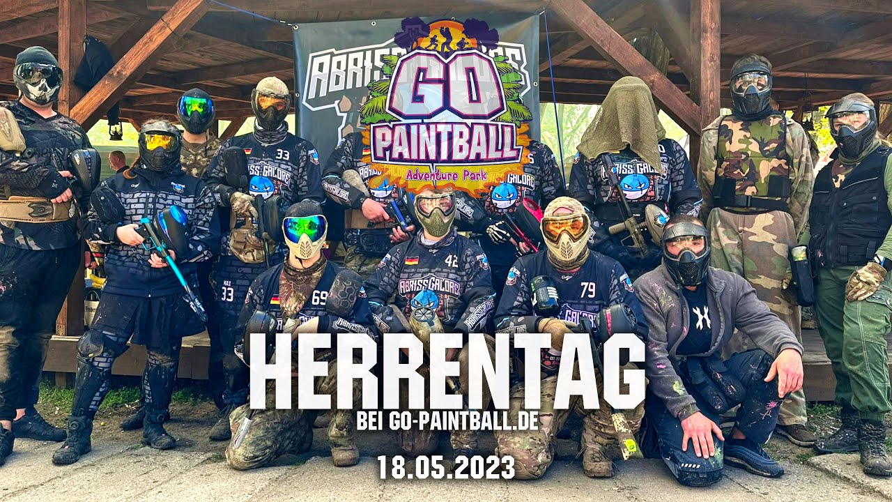 Paintball Action: HERRENTAG 18.05.2023 | GO PAINTBALL ADVENTURE PARK