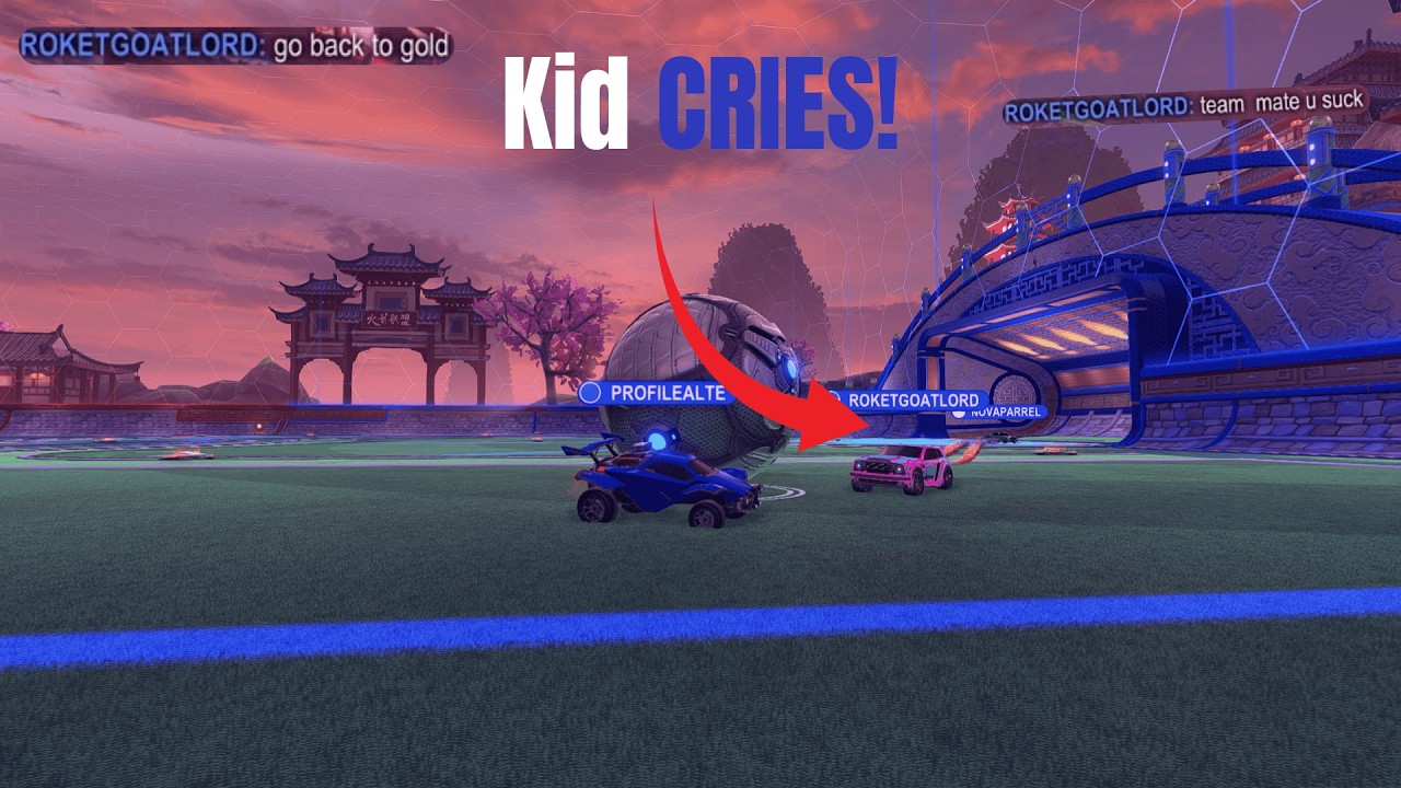Trolling The Serious Players Of Rocket League (Gone Right!)