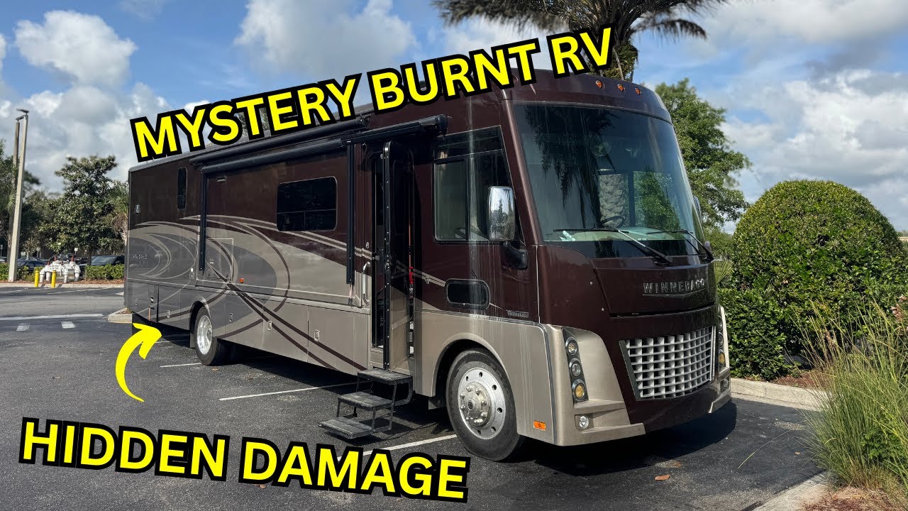 We Won A Loaded Mystery Burnt Winnebago RV