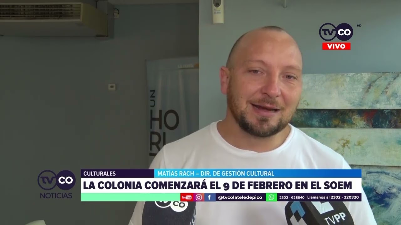 TVCO NOTICIAS - Se abren las inscripciones para Colonia Cultural en General Pico