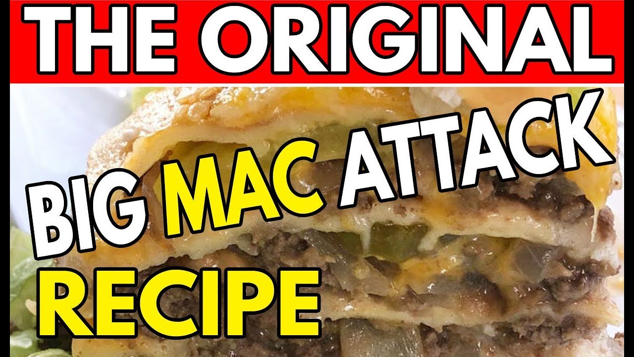 Ninja Foodi Recipe The Original Big Mac Attack!