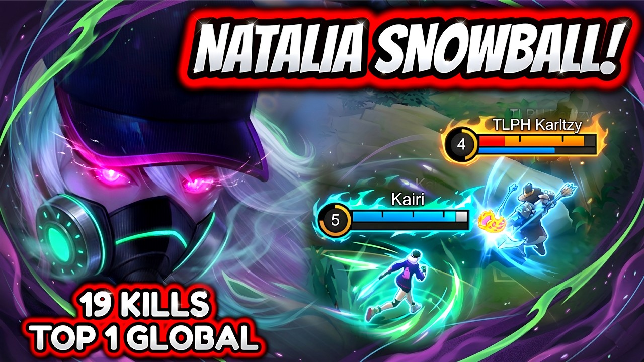 ¡TIENE PROMEDIO DE 3 KILLS POR MINUTO! NATALIA TOP 1 GLOBAL 89.9% WINRATE | MOBILE LEGENDS