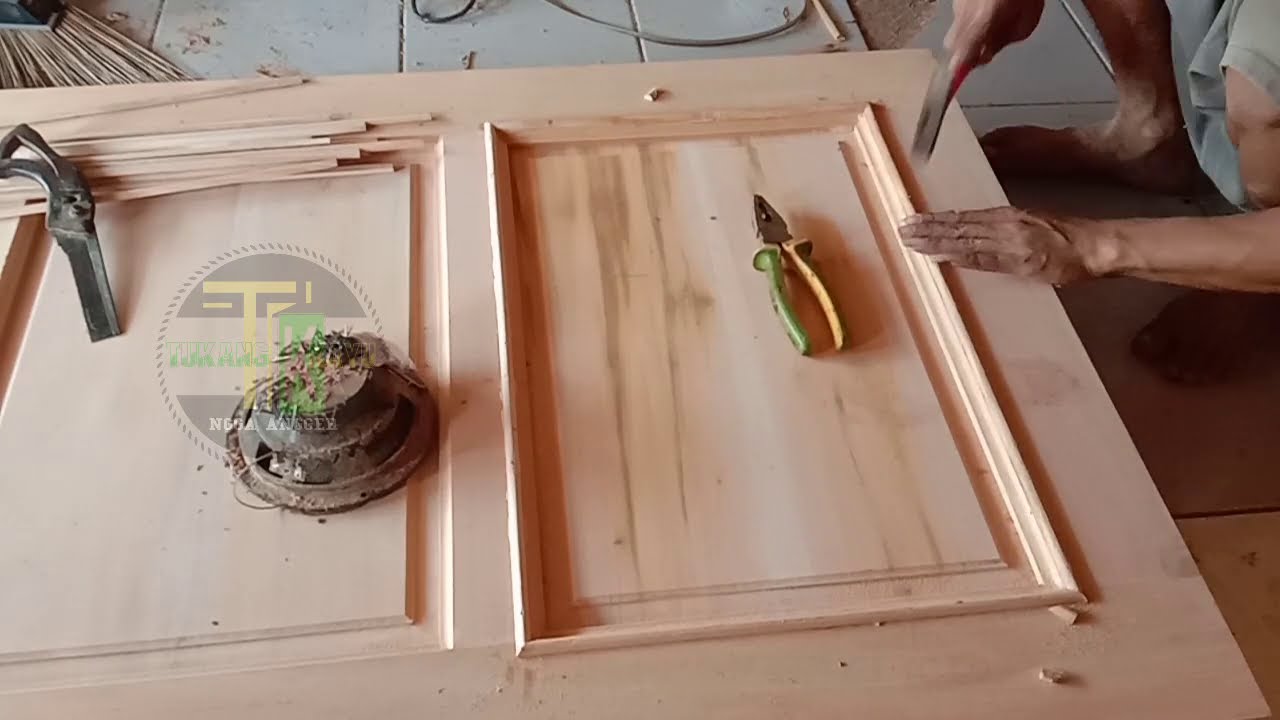 Tutorial membuat list timbul untuk daun pintu|Skil Tukang Kayu