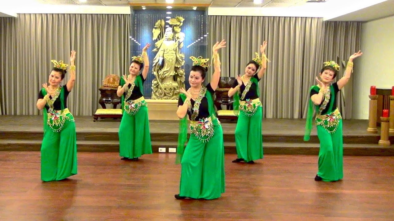 歡喜供舞觀世音菩薩-敦煌養生舞