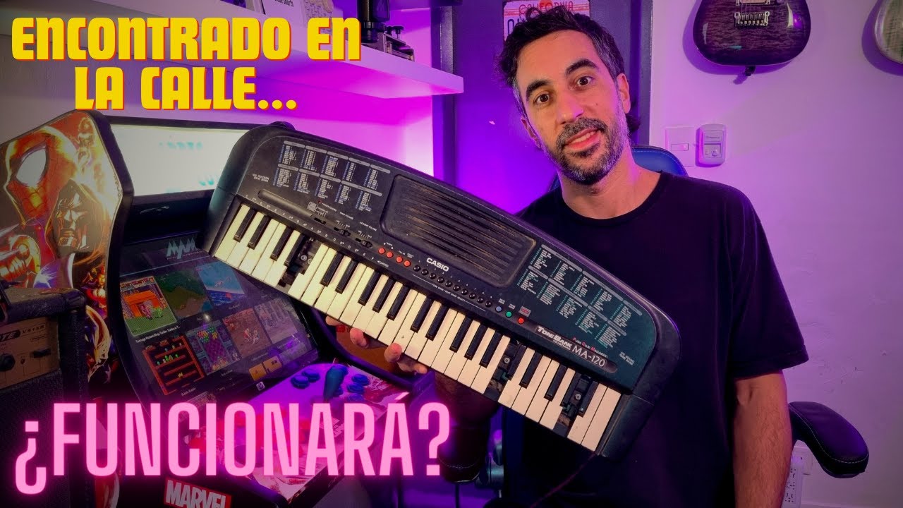 ENCONTRÉ un TECLADO CASIO tirado en la calle... ¿Funcionará?