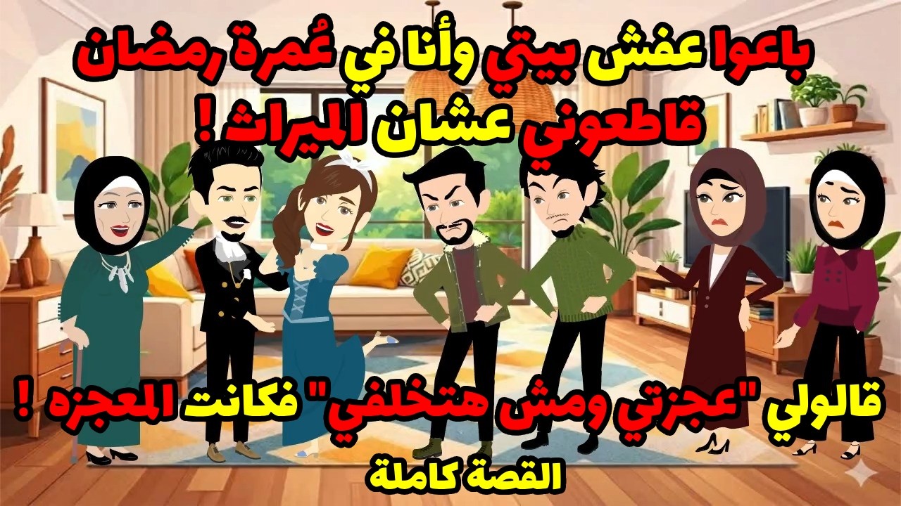 باعوا عفش بيتي وأنا في عُمرة رمضان! قاطعوني عشان الميراث!قالوا عجزتي ومش هتخلفي فكانت المعجزه​!