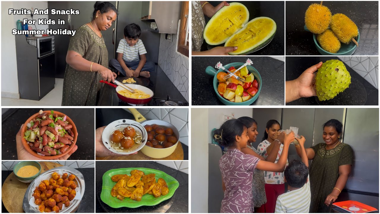 Quick and Easy Snacks & Fruits For Kids/EveningSnacks #food #cooking #home #snacks #lunch #school