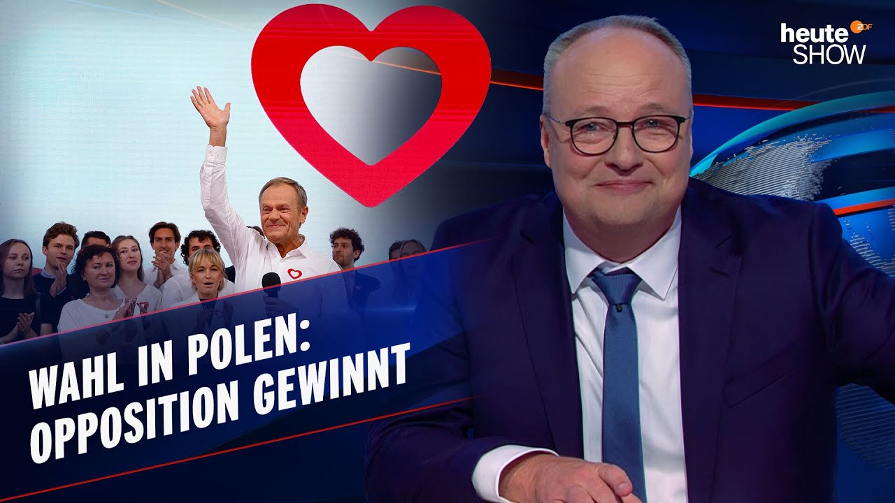 Mit Herz gegen Hetze: Stoppen die Wahlen in Polen Europas Rechtsruck? | heute-show vom 20.10.2023
