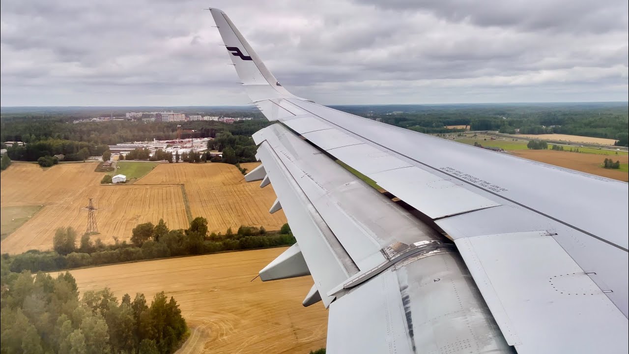 Finnair A321 Landing at Helsinki | 4K 60FPS HDR