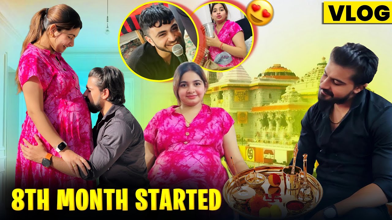 Pregnancy Ka 8th Month Start Hogya😍 Aaj Kaha Gaye Hum?🥳