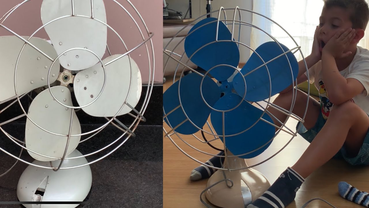 Conserto, limpeza e reforma do ventilador  dos anos 50 ELETROMAR Westinghouse