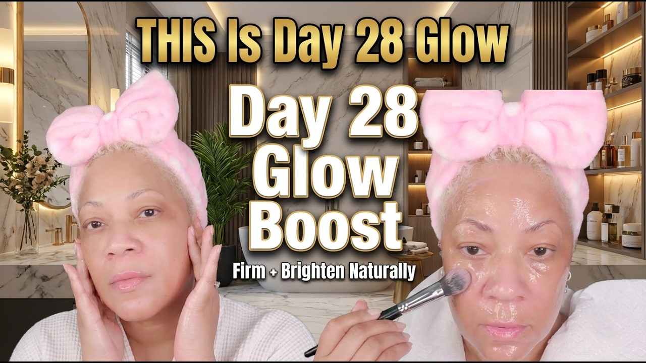 Day 28: Collagen Support Glow Mask for Mature Skin | Deep Firming & Brightening Facial After 50