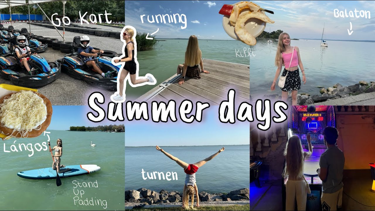 Summer days🇭🇺: turnen, joggen gehen, Stand Up Paddling, ungarisches Essen