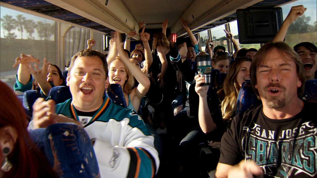 San Jose Sharks fans: (crazy!) Bus trip to Anaheim