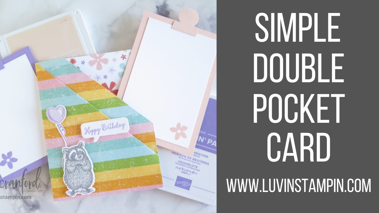 Simple Double Pocket Fun Fold Card