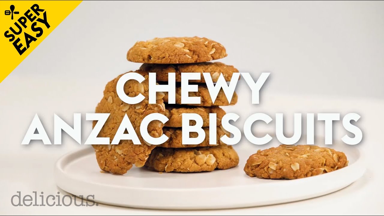 The Ultimate Slightly Chewy Anzac Biscuits Recipe | delicious. Australia