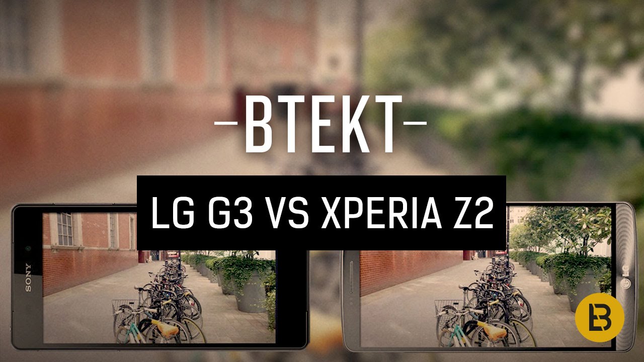 LG G3 vs Sony Xperia Z2 4K video comparison