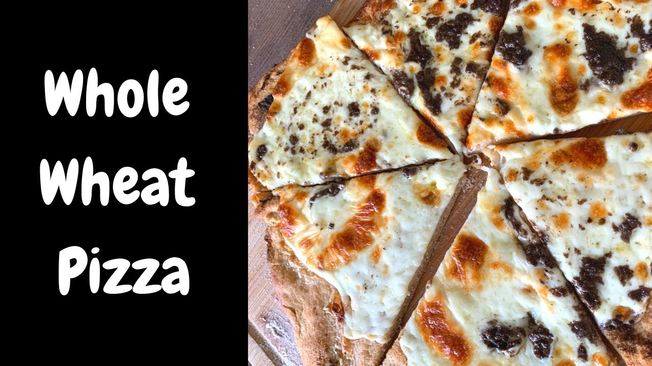 EASY Whole Wheat Pizza dough| RECIPE!