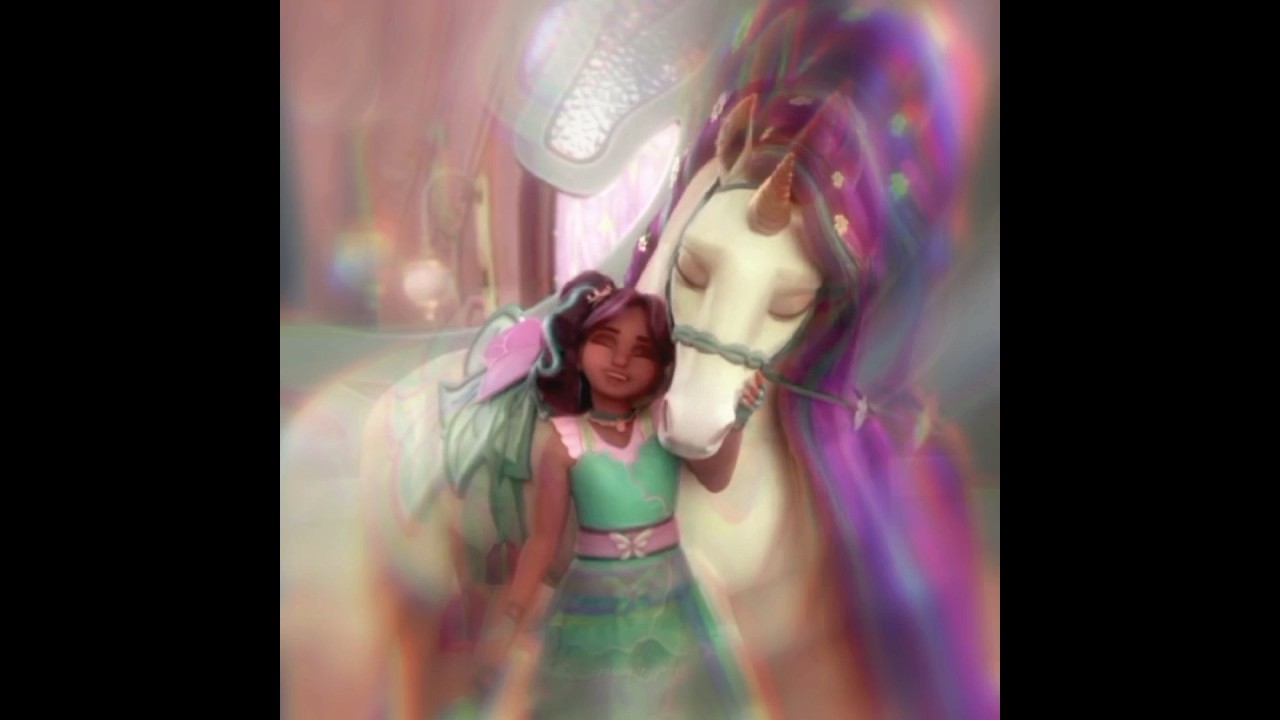 &mdash; my first edit this year!! #unicornacademy #edit #ava #leaf #unicorn #netflix
