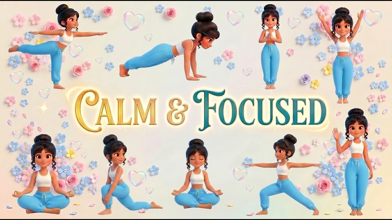 Fun Kids Yoga 🚀 Super Focus | 6-Minute Kids Yoga Break