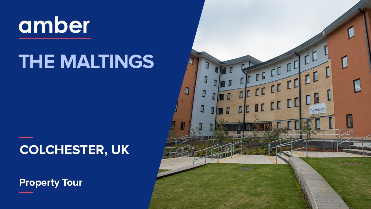 Property Tour | The Maltings | Student Accommodation in Colchester | USA | amber