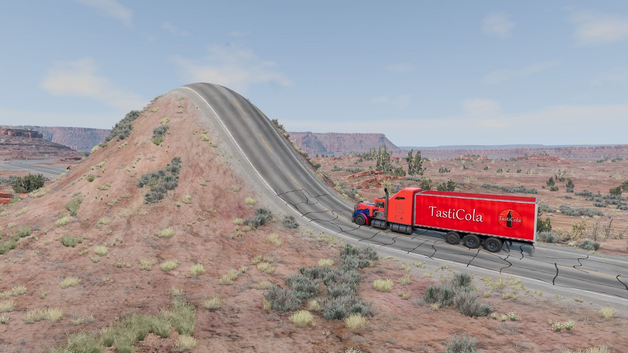 Mobil vs Bumps #08  - BeamNG Drive