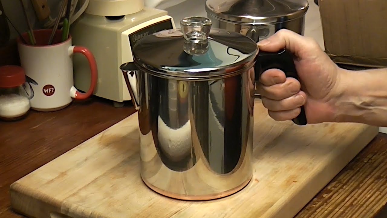 Revere Ware Percolator Unboxing and First Use | Vintage Coffee Maker | Stove Top Percolator