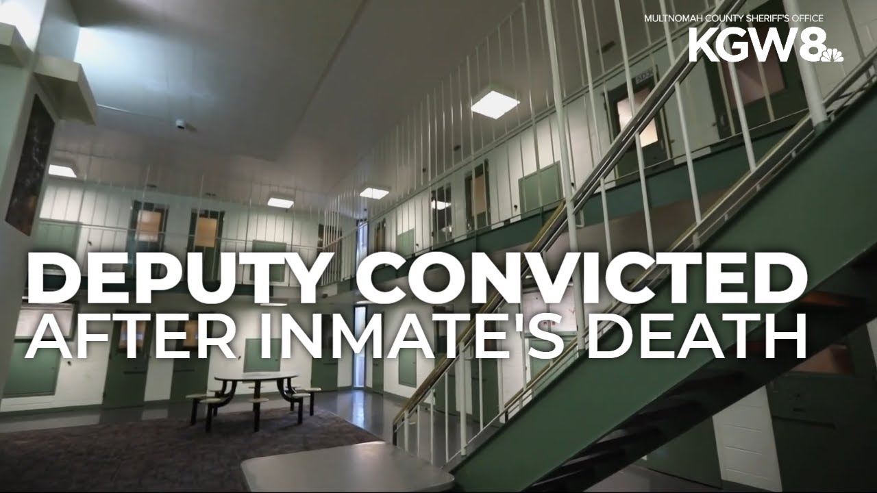 Multnomah County Jail deputy convicted of misconduct following 2023 inmate death